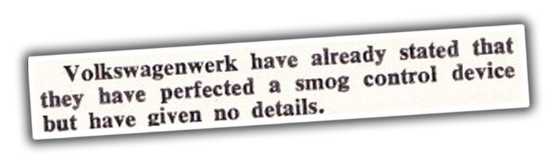 Illustration for article titled Volkswagen's History Of Emissions Deception Dates Back To The 1960s